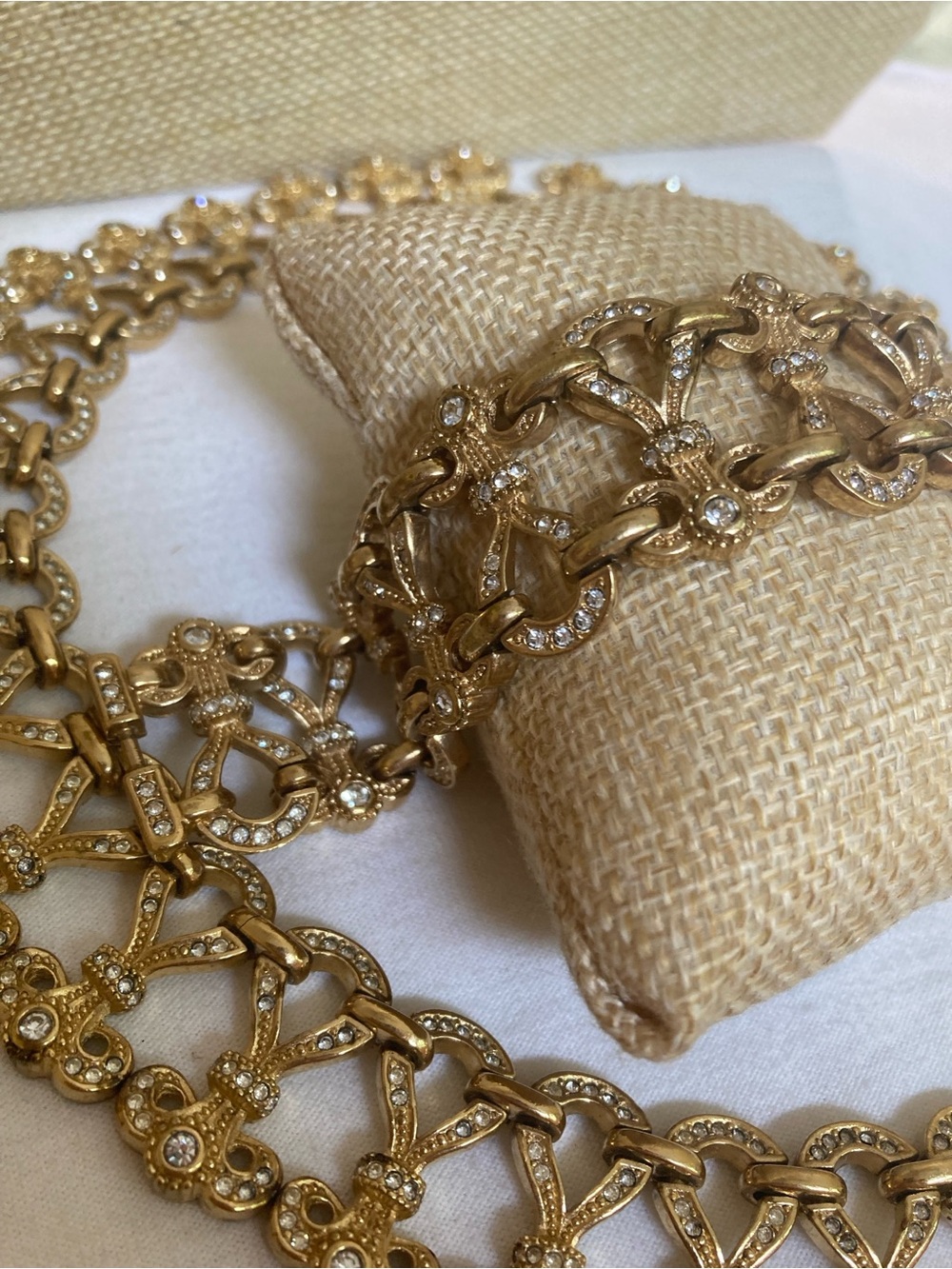 Christian Dior High End Maximalist Statement Necklace Bracelet Set - Picture 10 of 15